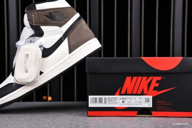 JORDAN DARK HIGH 555088-105 AIR 1 MOCHA RETRO 0924